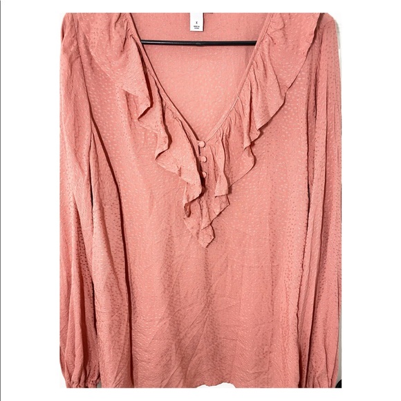 Ruffled Mauve Top 🎀 - Picture 2 of 3